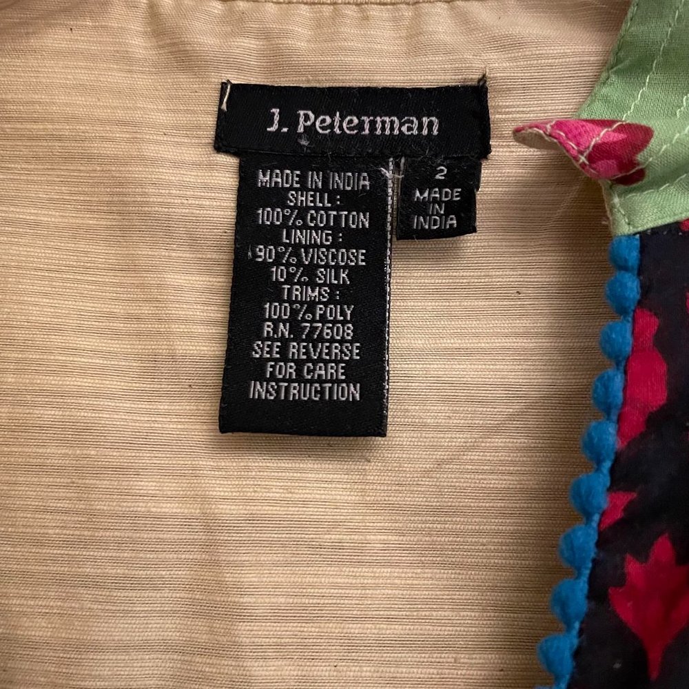J Peterman patchwork maxi - Picture 4 of 9